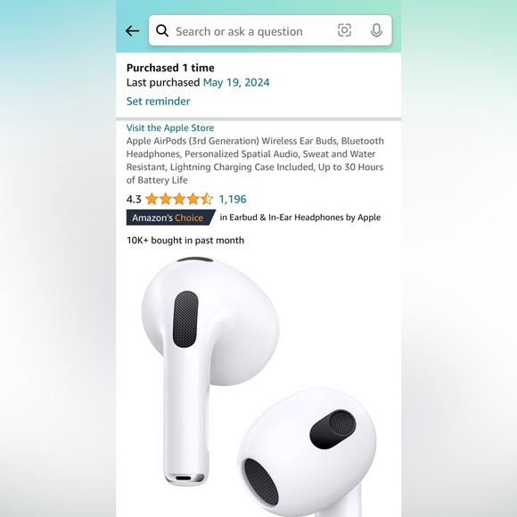 Apple AirPod 3rd Gen - Picture 14 of 14